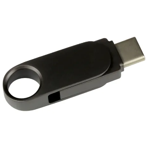 Bolkar 32 GB Mini TYPE-C Otg Metal USB Bellek Siyah