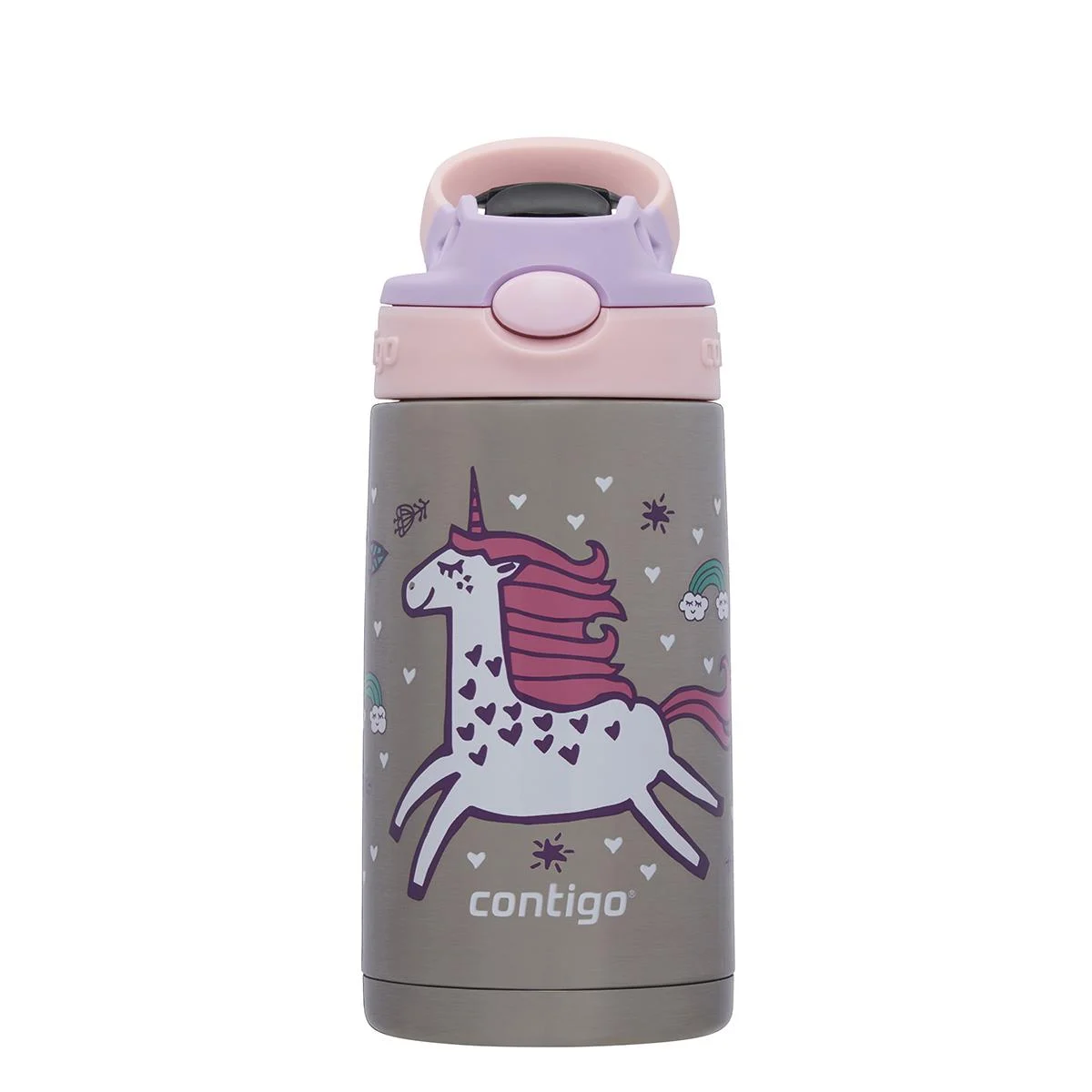 Contigo Gizmo Unicorn Çelik Çocuk Suluğu 380ml
