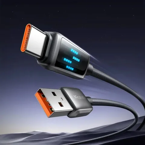 Mcdodo CA-2350 1.2m 60w Usb-A to Type-c Kayan Led Işıklı Kablo