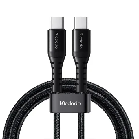 Mcdodo CA-5643 60W Type-C to Type-C Şarj ve Data Kablosu 2M Siyah