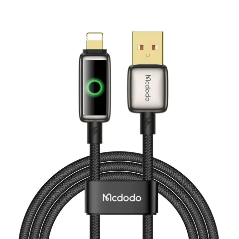 Mcdodo CA-6590 36w Usb-A To Lightning Nefes Alan Işık Göstergeli Premium Kablo 1.2m