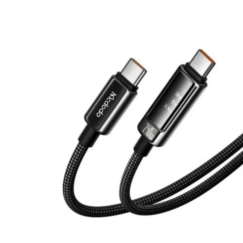 Mcdodo CA-8900 240W Type-C To Type-C OLED Ekranlı Şarj Kablosu 1.2m