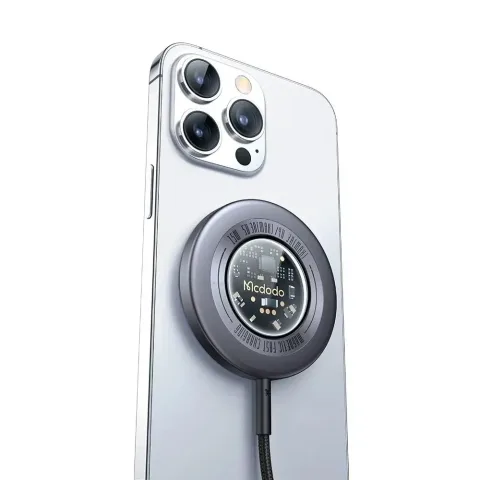 Mcdodo CH-2330 15 W Magsafe Hızlı Şarj Cihazı - Koyu Gri