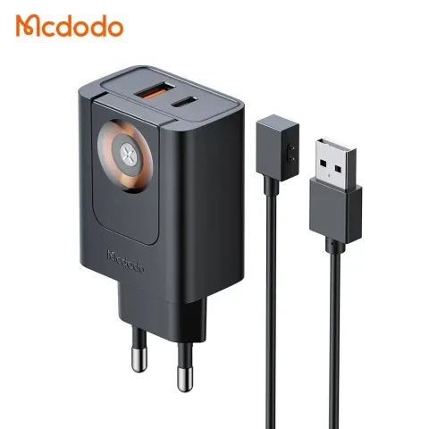Mcdodo CH-3700 30w 2in1  Kablosuz Apple Watch Ve Seyahat Şarj Adaptörü