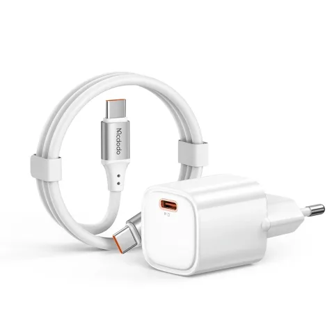 Mcdodo CH-4048 20W GaN PD Şarj Adaptörü ve Type-c Kablo