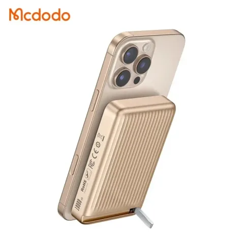 Mcdodo MC-7812 10000mAh 30w  qİ2 Manyetik Stantlı Powerbank Titanyum