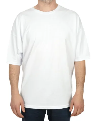 Oversize Bisiklet Yaka Tişört