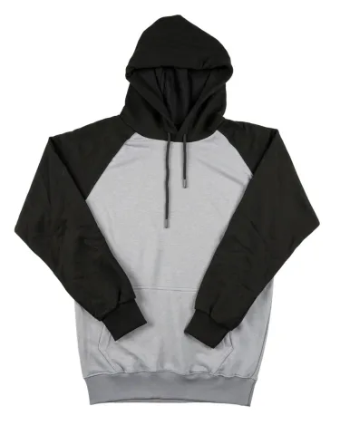 Reglan Gövde Kapüşonlu Sweatshirt — Gri