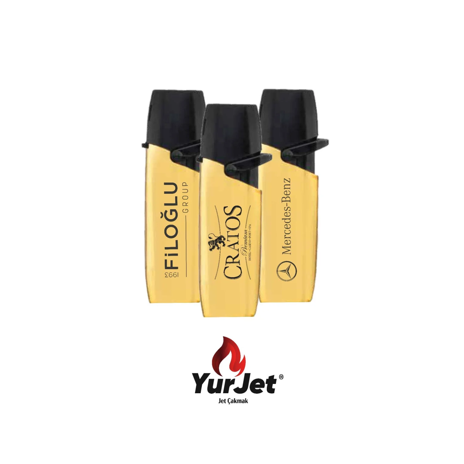 Yurjet Gold Jet Metal Çakmak